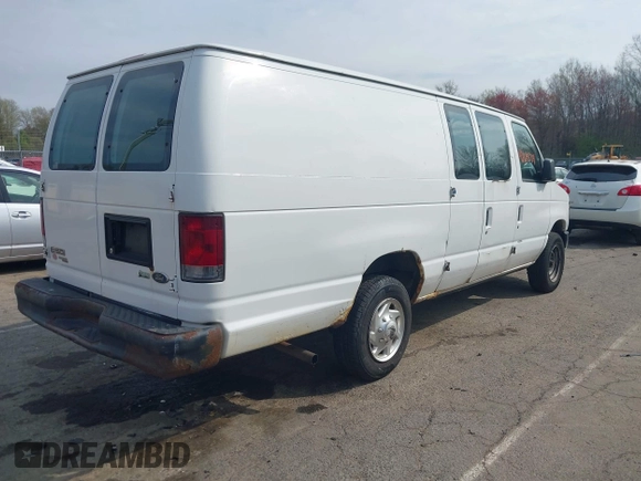 2011 Ford Econoline Cargo Commercial with VIN 1FTNS1EW6BDA73839, listed as a IAAI auction lot 42129534 with 407,047 mi miles. Bid and sale history available at carsss.com. Image 4.