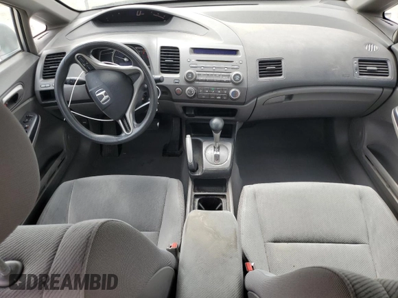 2011 Honda Civic LX with VIN 2HGFA1F59BH309708, listed as a Copart auction lot 53485515 with 215,954 mi miles and Salvage Title. Bid and sale history available at DreamBid. Image 8.