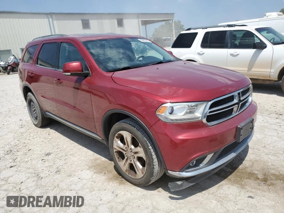 2014 Dodge Durango Limited with VIN 1C4RDJDG0EC468597, listed as a Copart auction lot 64803055 with 188,772 mi miles and Clean title. Bid and sale history available at DreamBid. Image 4.