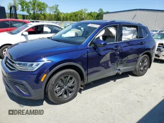 2024 Volkswagen Tiguan SE z VIN 3VV2B7AX1RM108386, wystawiony jako Copart lot #53500225 z przebiegiem 3 788 mil mil oraz Szkoda całkowita • Salvage title. Historia ofert i sprzedaży dostępna na DreamBid. Obrazek 1.