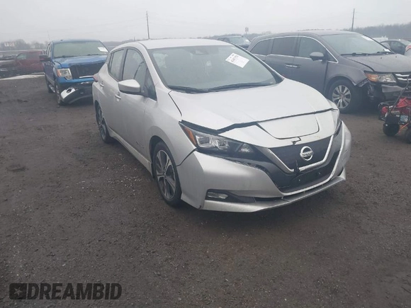2019 Nissan LEAF SV z VIN 1N4AZ1CP2KC321523, wystawiony jako IAAI lot #41457178 z przebiegiem 28 146 mil mil oraz . Historia ofert i sprzedaży dostępna na DreamBid. Obrazek 1.