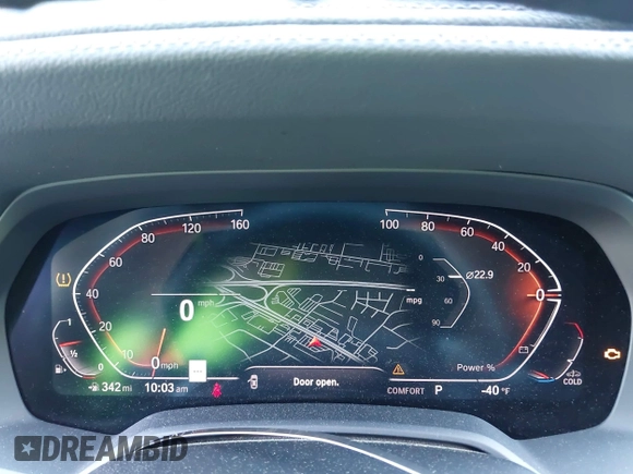2022 BMW X5 xDrive40i with VIN 5UXCR6C03N9L92409, listed as a IAAI auction lot 42012166 with 40,947 mi miles and . Bid and sale history available at DreamBid. Image 15.