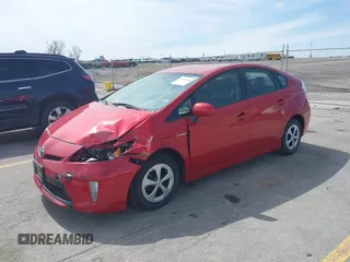 2013 Toyota Prius One with VIN JTDKN3DU5D0344180, listed as a IAAI auction lot 41961084 with 90,173 mi miles and . Bid and sale history available at DreamBid. Image 21.