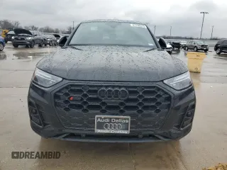 2024 Audi SQ5 Sportback Premium Plus with VIN WA124AFYXR2074022, listed as a Copart auction lot 87796575 with 6,124 mi miles and Clean title. Bid and sale history available at DreamBid. Image 5.