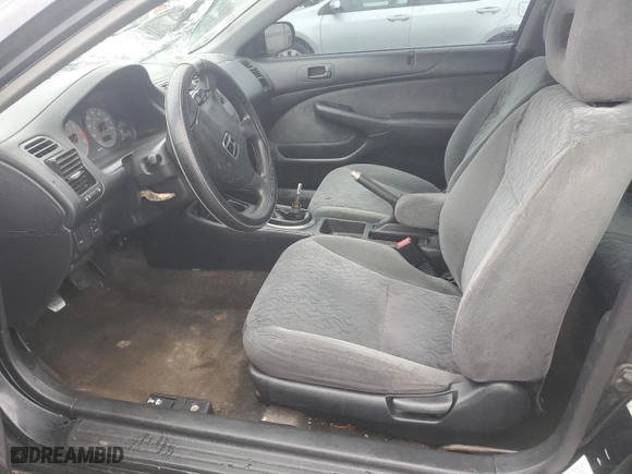 2002 Honda Civic LX with VIN 1HGEM21572L063504, listed as a Copart auction lot 71024364 with 0 mi miles and Salvage Title. Bid and sale history available at carsss.com. Image 7.