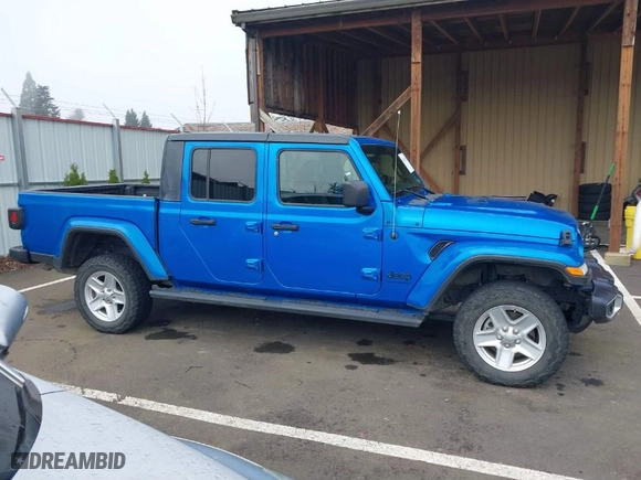 2021 Jeep Gladiator Texas Trail with VIN 1C6JJTAM6ML502947, listed as a IAAI auction lot 41862393 with 48,997 mi miles. Bid and sale history available at carsss.com. Image 14.