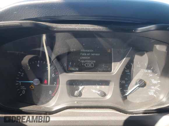 2015 Ford Transit with VIN 1FDYK1YG3FKA40702, listed as a Copart auction lot 50398865 with 300,760 mi miles and Salvage Title. Bid and sale history available at DreamBid. Image 9.