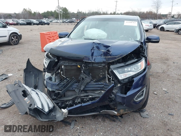 2016 Ford Edge SEL with VIN 2FMPK3J97GBB02701, listed as a IAAI auction lot 41104784 with 95,510 mi miles. Bid and sale history available at carsss.com. Image 6.