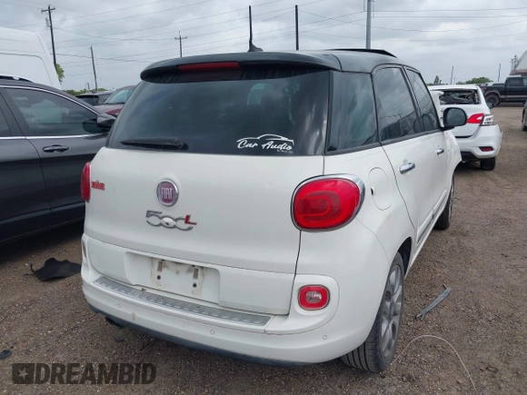 2014 FIAT 500L Lounge z VIN ZFBCFACH4EZ029431, wystawiony jako IAAI lot #42110055 z przebiegiem 103 789 mil mil oraz . Historia ofert i sprzedaży dostępna na DreamBid. Obrazek 4.