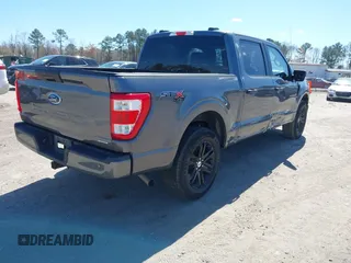 2021 Ford F-150 XL with VIN 1FTEW1EP4MFA83239, listed as a IAAI auction lot 41859403 with 114,053 mi miles and . Bid and sale history available at DreamBid. Image 4.