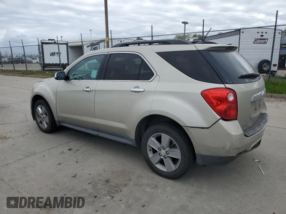 2014 Chevrolet Equinox LT with VIN 2GNALBEK0E6311192, listed as a Copart auction lot 50663585 with 109,560 mi miles and Salvage Title. Bid and sale history available at DreamBid. Image 2.