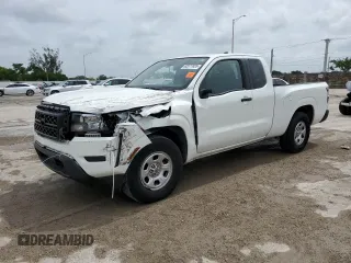 2024 Nissan Frontier S with VIN 1N6ED1CL8RN640752, listed as a Copart auction lot 62077035 with 14,425 mi miles and Salvage title. Bid and sale history available at DreamBid. Image 1.