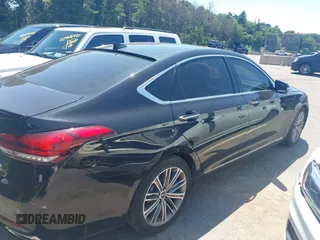 2019 Genesis G80 3.8L with VIN KMHGN4JE6KU296277, listed as a IAAI auction lot 42826288 with 57,471 mi miles and . Bid and sale history available at DreamBid. Image 13.