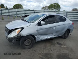 2017 Mitsubishi Mirage ES with VIN ML32F3FJ7HHF06873, listed as a Copart auction lot 52731585 with 84,208 mi miles and Non repairable. Bid and sale history available at DreamBid. Image 1.