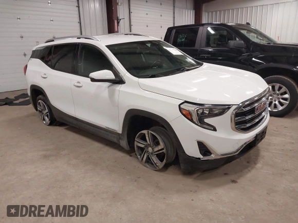 2020 GMC Terrain SLT with VIN 3GKALVEV7LL322627, listed as a IAAI auction lot 41997538 with 68,607 mi miles. Bid and sale history available at carsss.com. Image 1.