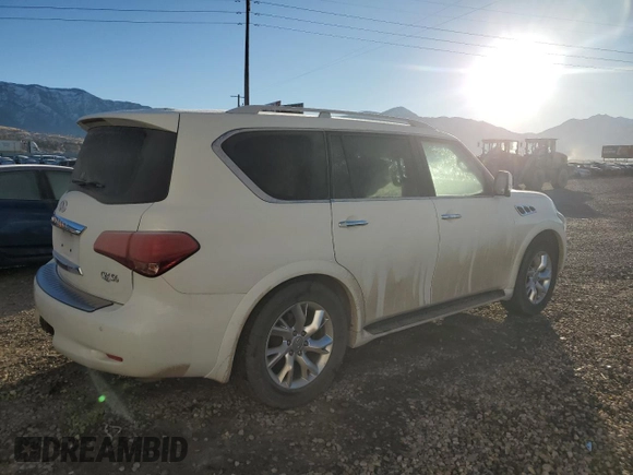 2012 Infiniti QX56 8-passenger with VIN JN8AZ2NCXC9316633, listed as a Copart auction lot 82306714 with 237,352 mi miles and Clean Title. Bid and sale history available at carsss.com. Image 3.