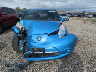 2013 Nissan LEAF S with VIN 1N4AZ0CP0DC422377, listed as a Copart auction lot 53455115 with 0 mi miles and Clean Title. Bid and sale history available at carsss.com. Image 5.