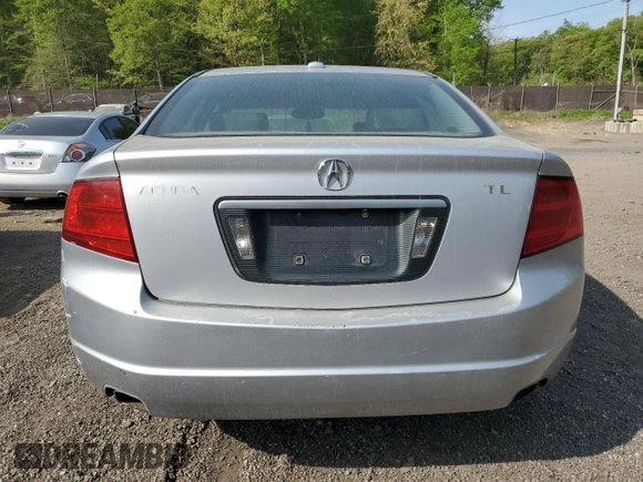 2004 Acura TL with VIN 19UUA66214A014100, listed as a Copart auction lot 53658695 with 265,931 mi miles and Salvage Title. Bid and sale history available at carsss.com. Image 6.