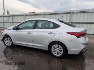 2022 Hyundai Accent SE with VIN 3KPC24A61NE154863, listed as a Copart auction lot 51005035 with 63,612 mi miles and Salvage Title. Bid and sale history available at carsss.com. Image 2.