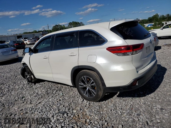 2018 Toyota Highlander LE with VIN 5TDZARFH4JS033748, listed as a Copart auction lot 55203825 with Not provided miles and Salvage title. Bid and sale history available at DreamBid. Image 2.