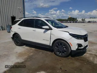 2022 Chevrolet Equinox RS with VIN 3GNAXMEV5NS245928, listed as a Copart auction lot 61642274 with 21,429 mi miles and Non Repairable. Bid and sale history available at DreamBid. Image 4.