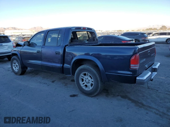 2003 Dodge Dakota SLT with VIN 1D7HL48N93S247579, listed as a Copart auction lot 41897335 with 0 mi miles and Salvage Title. Bid and sale history available at carsss.com. Image 2.