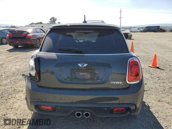 2017 MINI Hardtop Cooper S with VIN WMWXP7C30H2A46582, listed as a Copart auction lot 55466795 with 54,644 mi miles and Salvage title. Bid and sale history available at DreamBid. Image 6.