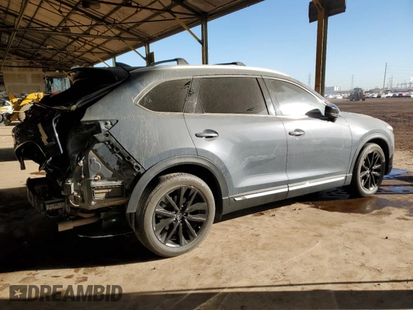 2022 Mazda CX-9 Grand Touring with VIN JM3TCBDYXN0612186, listed as a Copart auction lot 44343425 with 39,079 mi miles and Salvage Title. Bid and sale history available at carsss.com. Image 3.