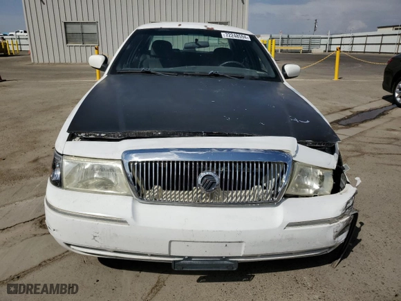 2004 Mercury Grand Marquis GS with VIN 2MEFM74W34X637265, listed as a Copart auction lot 72248594 with 139,039 mi miles and Salvage Title. Bid and sale history available at carsss.com. Image 5.