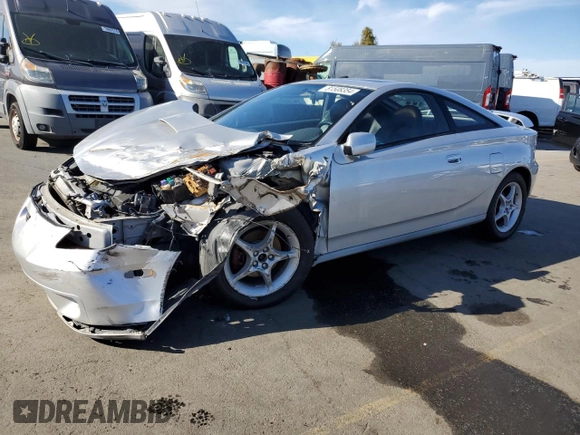 2002 Toyota Celica GTS with VIN JTDDY32T320060702, listed as a Copart auction lot 81508354 with 214,998 mi miles and Salvage Title. Bid and sale history available at carsss.com. Image 1.