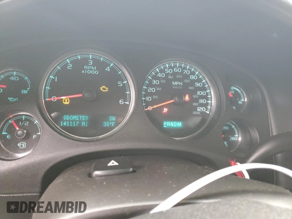 2013 GMC Sierra 1500 SLT with VIN 3GTP2WE75DG275821, listed as a Copart auction lot 43206415 with 141,117 mi miles and Salvage title. Bid and sale history available at DreamBid. Image 9.