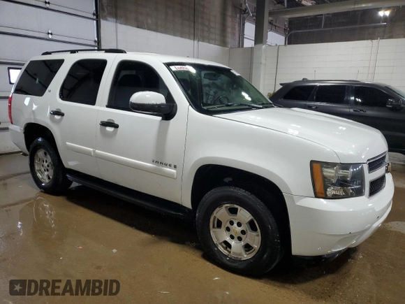 2007 Chevrolet Tahoe LTZ with VIN 1GNFK13087R403761, listed as a Copart auction lot 57714445 with 134,994 mi miles and Clean title. Bid and sale history available at DreamBid. Image 4.