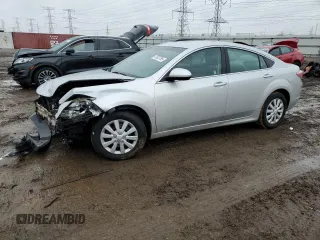 2009 Mazda 6 i Sport with VIN 1YVHP81A995M31984, listed as a Copart auction lot 47623785 with 195,469 mi miles and Salvage Title. Bid and sale history available at carsss.com. Image 1.
