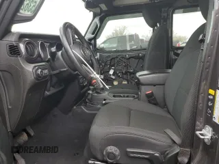 2021 Jeep Wrangler Unlimited Sport Altitude with VIN 1C4HJXDG0MW521769, listed as a Copart auction lot 53625925 with 34,074 mi miles and Salvage title. Bid and sale history available at DreamBid. Image 7.