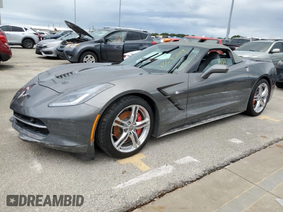 2016 Chevrolet Corvette 2LT with VIN 1G1YD3D76G5102327, listed as a Copart auction lot 73645504 with 0 mi miles and Salvage Title. Bid and sale history available at carsss.com. Image 1.