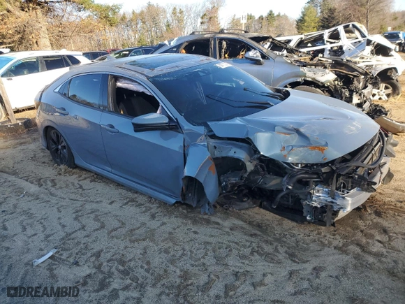 2019 Honda Civic Hatchback EX with VIN SHHFK7H62KU412137, listed as a Copart auction lot 50773365 with 90,811 mi miles and Clean Title. Bid and sale history available at carsss.com. Image 4.
