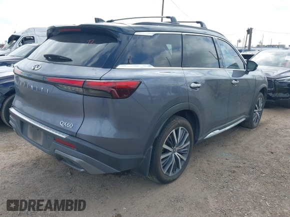 2023 Infiniti QX60 Autograph с VIN 5N1DL1HT2PC345452, выставлен на аукционе IAAI как лот 41507200 с пробегом 24 764 миль миль и . История ставок и продаж доступна на DreamBid. Изображение 4.