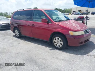2004 Honda Odyssey EX с VIN 5FNRL186X4B148550, выставлен на аукционе IAAI как лот 42811122 с пробегом 149 525 миль миль и . История ставок и продаж доступна на DreamBid. Изображение 1.