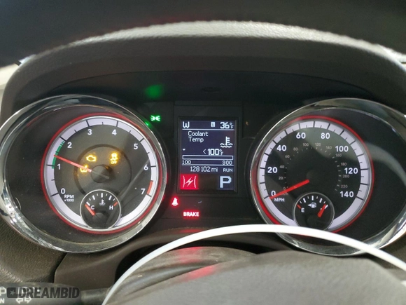 2013 Dodge Durango SXT with VIN 1C4RDJAG6DC578489, listed as a Copart auction lot 45327305 with 128,102 mi miles and Clean Title. Bid and sale history available at carsss.com. Image 9.