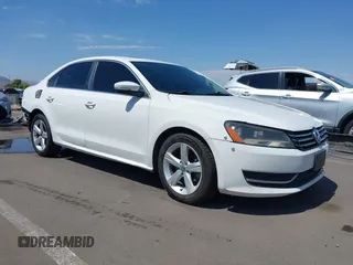 2013 Volkswagen Passat SE with VIN 1VWBH7A33DC003768, listed as a IAAI auction lot 42649895 with 180,253 mi miles and . Bid and sale history available at DreamBid. Image 1.