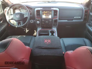 2017 Ram 1500 Rebel with VIN 1C6RR7YT2HS674131, listed as a Copart auction lot 61403835 with 24,675 mi miles and Salvage title. Bid and sale history available at DreamBid. Image 8.