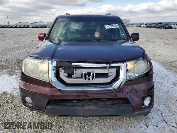 2011 Honda Pilot EX-L with VIN 5FNYF3H62BB044016, listed as a Copart auction lot 41798945 with 191,876 mi miles and Salvage Title. Bid and sale history available at carsss.com. Image 5.