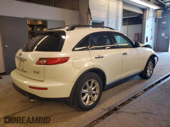 2008 Infiniti FX35 with VIN JNRAS08W08X206669, listed as a Copart auction lot 50365824 with 118,158 mi miles and Salvage Title. Bid and sale history available at carsss.com. Image 3.