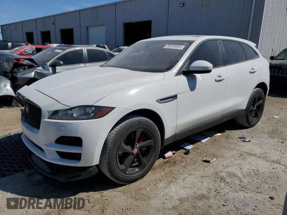 2017 Jaguar F-Pace 35t Premium with VIN SADCJ2BV1HA073273, listed as a Copart auction lot 50200855 with 98,235 mi miles and Salvage Title. Bid and sale history available at DreamBid. Image 1.