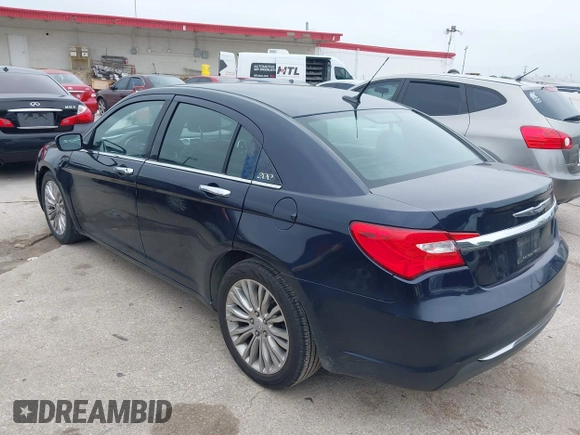 2011 Chrysler 200 Limited with VIN 1C3BC2FG8BN504337, listed as a IAAI auction lot 42175415 with 165,998 mi miles. Bid and sale history available at carsss.com. Image 3.