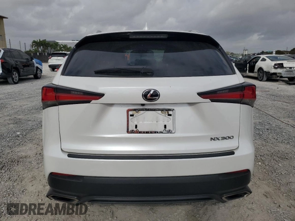 2020 Lexus NX with VIN JTJAARBZXL5015708, listed as a Copart auction lot 51537955 with 72,292 mi miles and Non Repairable. Bid and sale history available at carsss.com. Image 6.