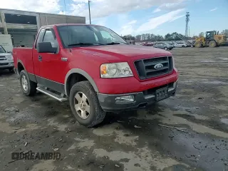 2005 Ford F-150 XL with VIN 1FTRF14505NA21605, listed as a Copart auction lot 81748944 with 206,317 mi miles and Salvage title. Bid and sale history available at DreamBid. Image 11.