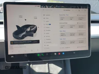 2022 Tesla Model 3 with VIN 5YJ3E1EA5NF339769, listed as a Copart auction lot 47111685 with 44,087 mi miles and Salvage Title. Bid and sale history available at DreamBid. Image 9.