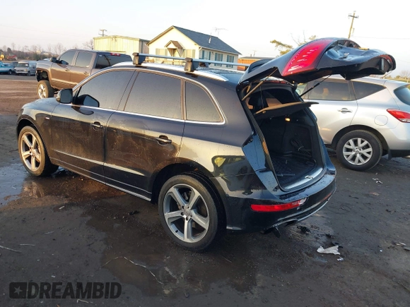 2013 Audi Q5 Prestige with VIN WA1WGAFPXDA065786, listed as a IAAI auction lot 41196024 with 100,205 mi miles and . Bid and sale history available at DreamBid. Image 3.