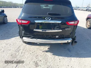 2015 Infiniti QX60 with VIN 5N1AL0MM8FC505909, listed as a IAAI auction lot 42091899 with 120,700 mi miles and . Bid and sale history available at DreamBid. Image 6.